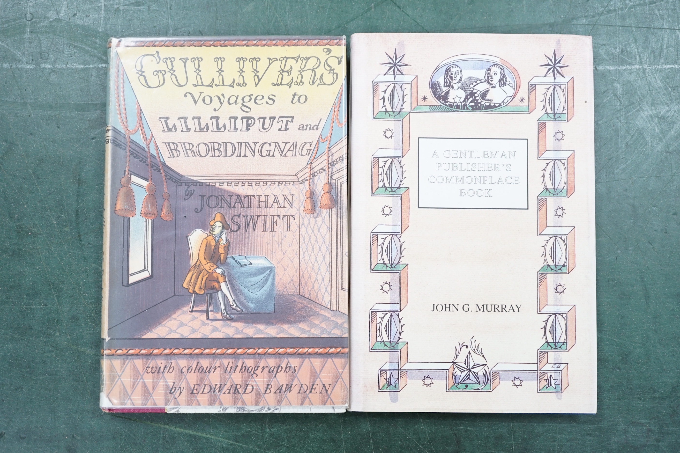 Bawden, Edward - 19 works, about or illustrated by:- Malory, Sir Thomas - Malory’s Chronicles of King Arthur, 3 vols, Folio Society, 1982, in slip case; Herodotus, translated by Harry Carter, one of 1500 signed by the il